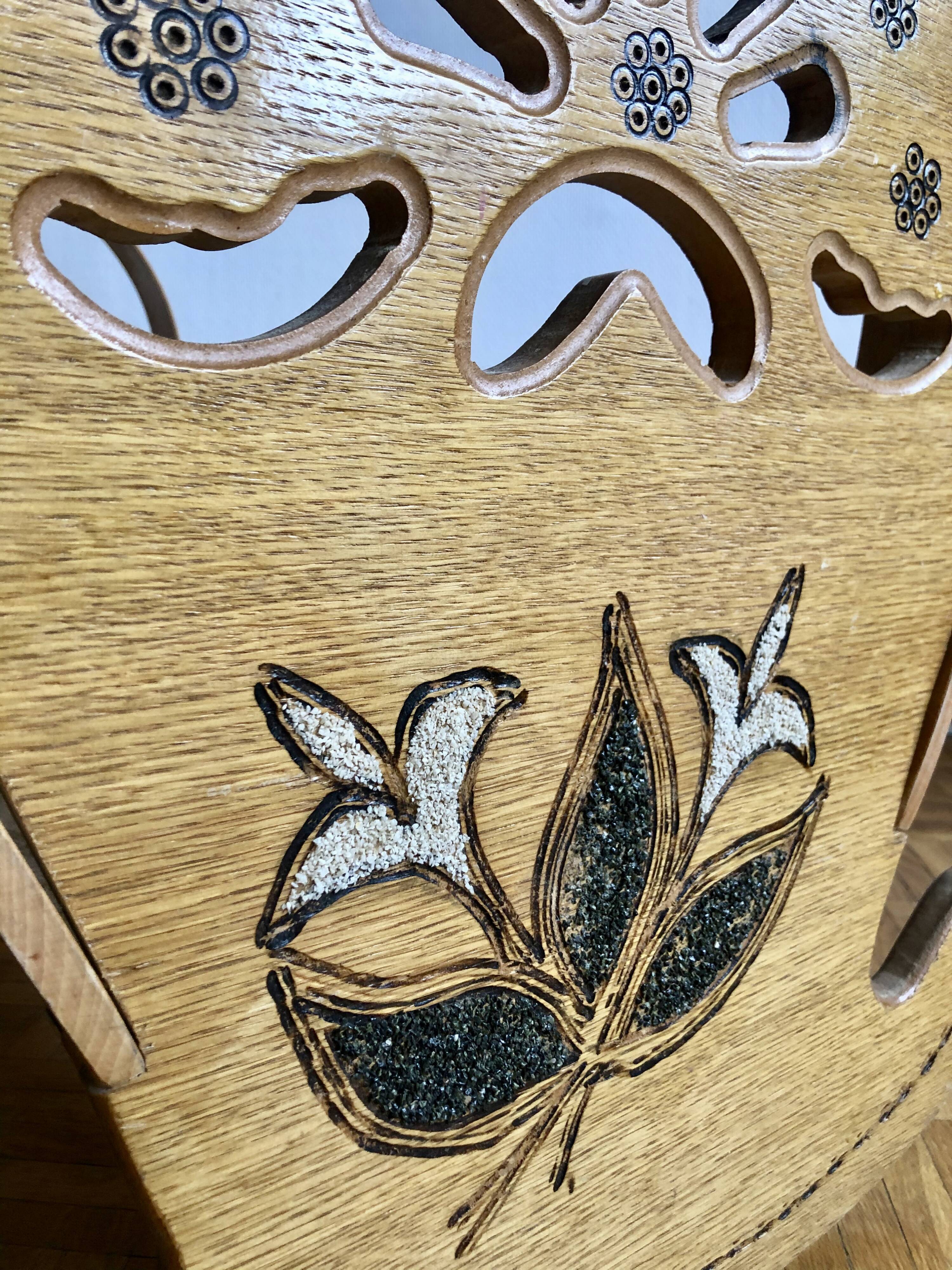 Flower-rocking cradle