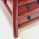 Old chinese barber hairdresser stool 19th xixth century in lacquered wood