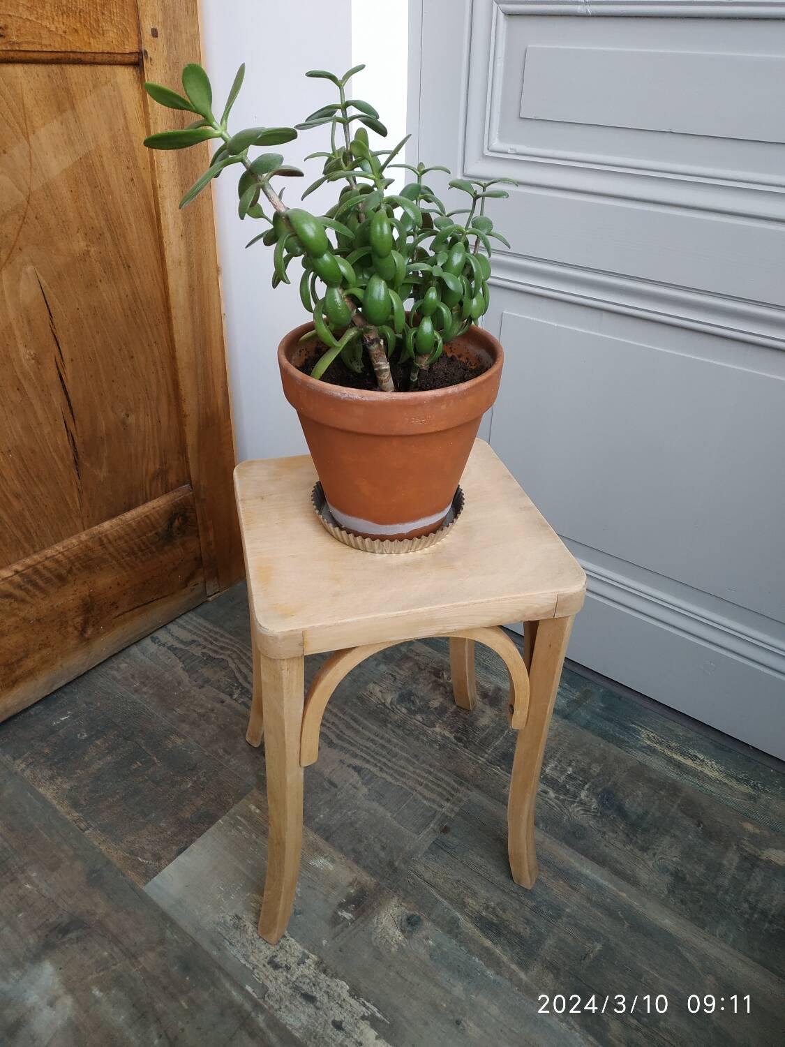 Wooden stool