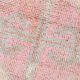 3x11 pale pink vintage runner rug 104x328cm