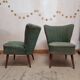 Pair of cocktail armchairs to renovate