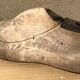 Old wooden and metal shoe tree