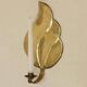 Pair of Swedish Mid-Century Brass Wall Sconces