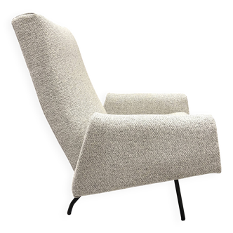FAuteuils modernistes Louis Paolozzi retapissés