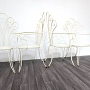 Lio Carminati Sedie Da Giardino 4 Pz Design Anni 50 Modernariato