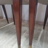 Mid-Century, Table and chair set, 1960s/70s.
