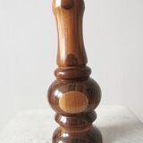 Vintage Wooden Vase: Handcrafted Wood Sculpture, Home Decor