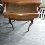 Vintage wooden bedside table