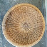 Peacock rattan sofa table or end