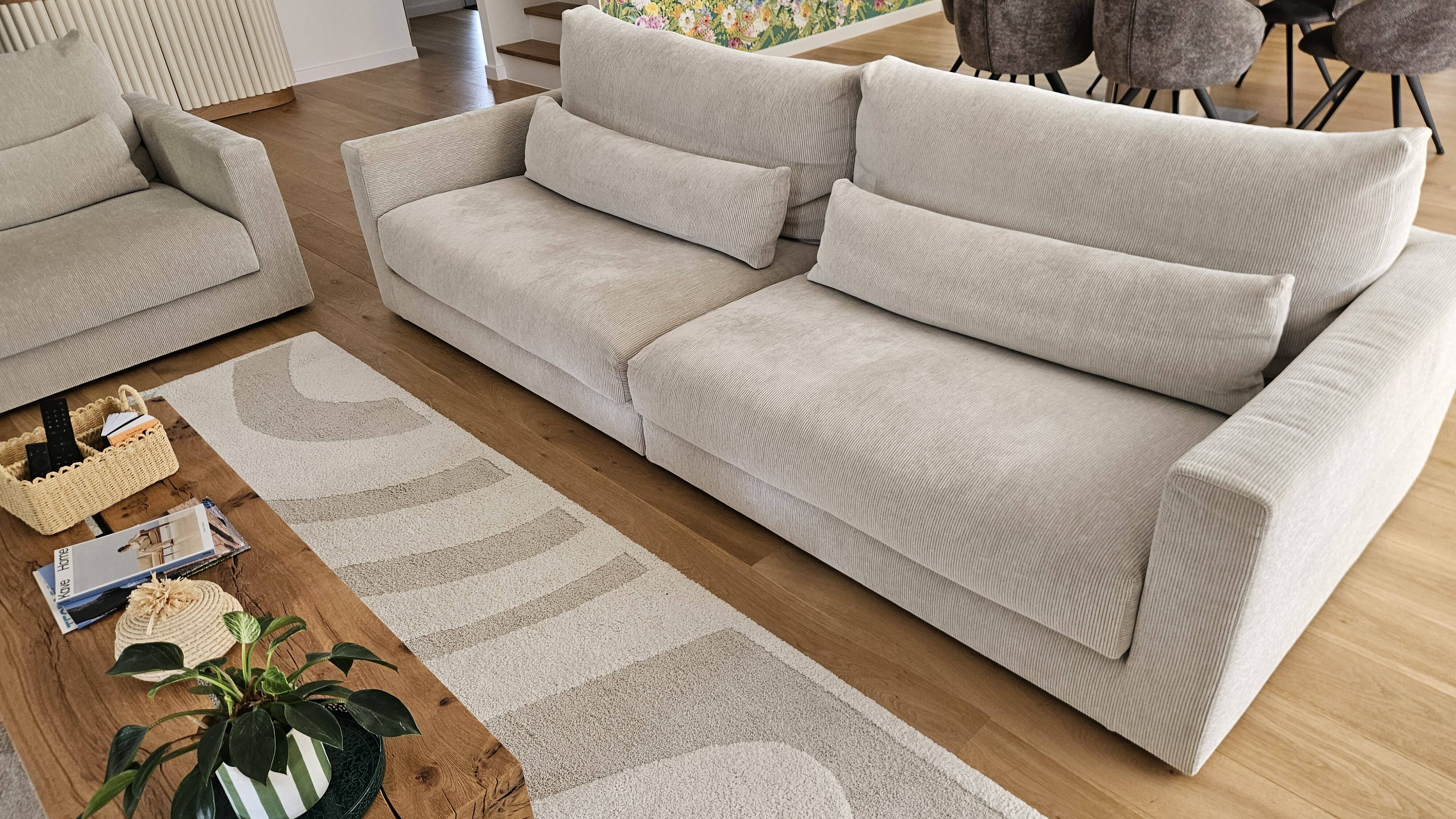 Roche Bobois "Long Beach" Sofa Set – Arianna Pearl Fabric