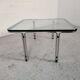 Horst Brüning coffee table for Kill International, glass and metal 70s