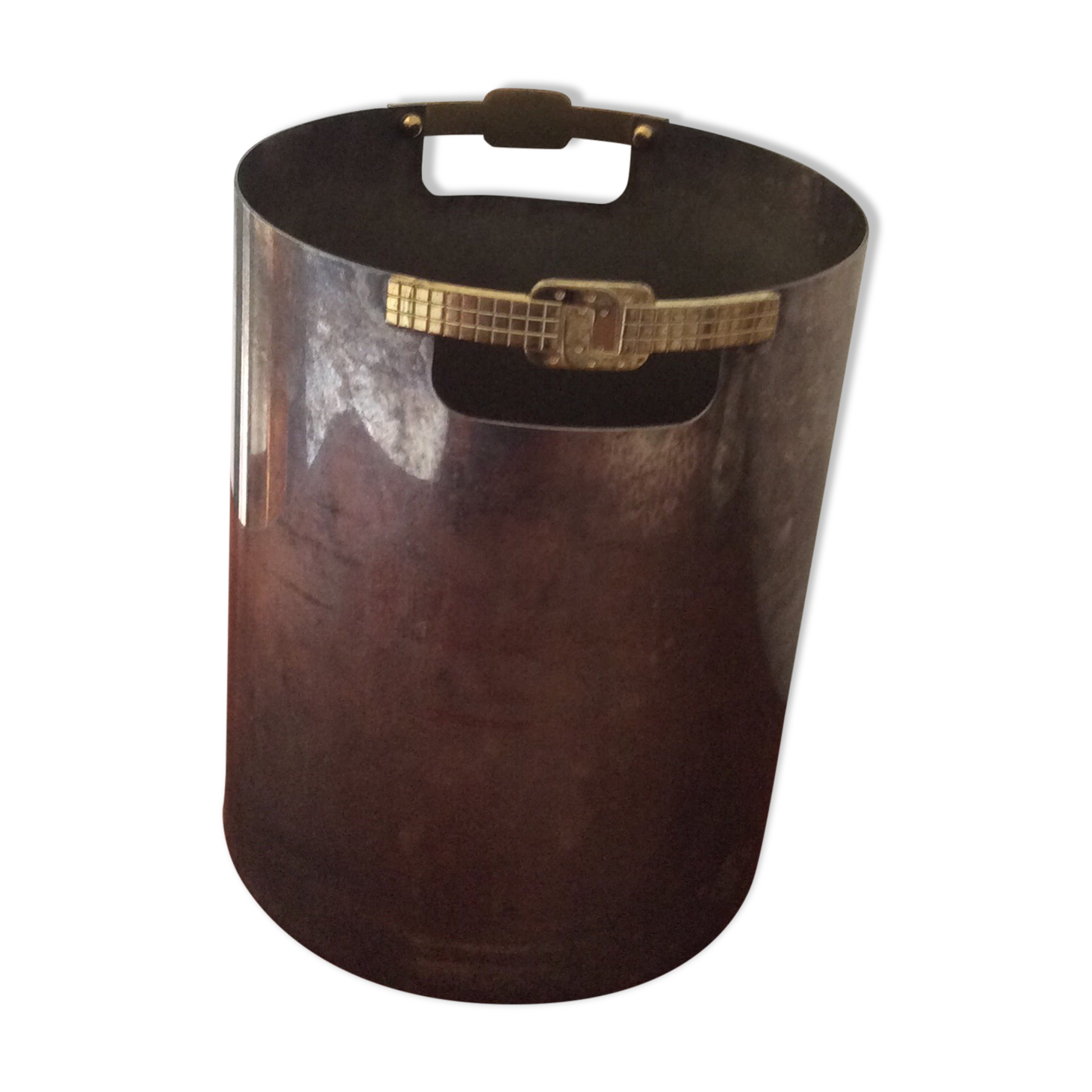 Silver metal champagne bucket cesa 1982