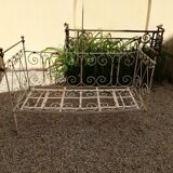 Wrought iron child seat