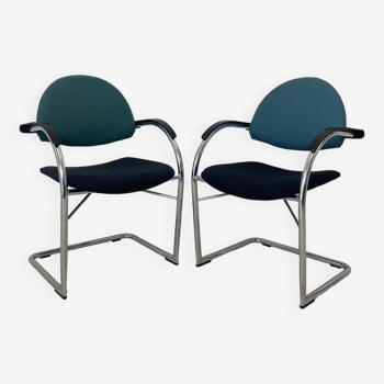 Paire de chaises modele Onda édition VITRA Design Mario Bellini