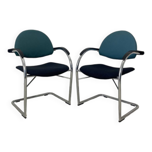 Paire de chaises modele - bellini vitra