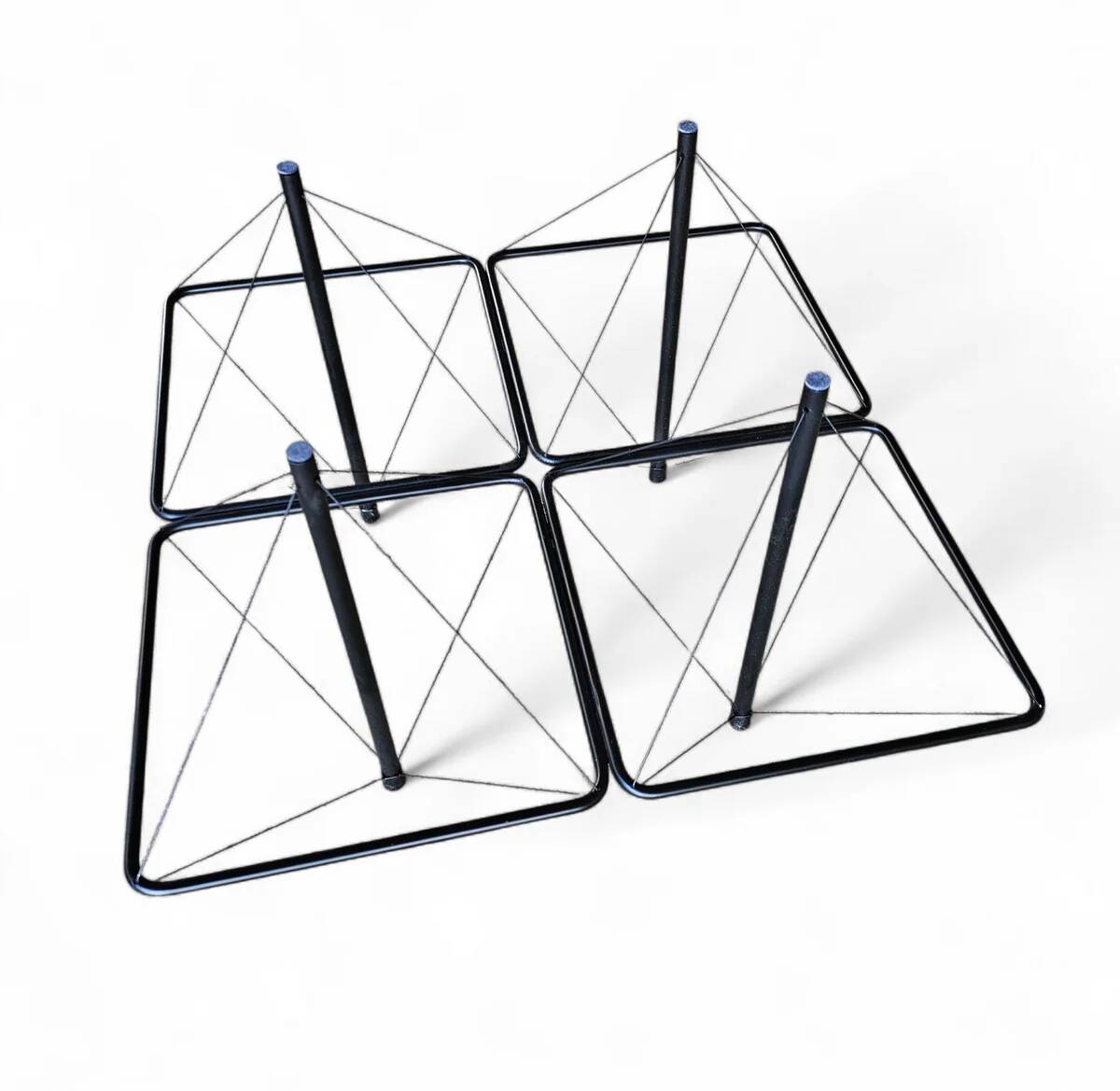 Rare wire coffee table 1980s