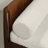 Danish Palisander Bed Daybed in Bouclé 1960s