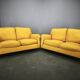 Pair of Poltrona Frau George Leather Sofas, Italy, 1992