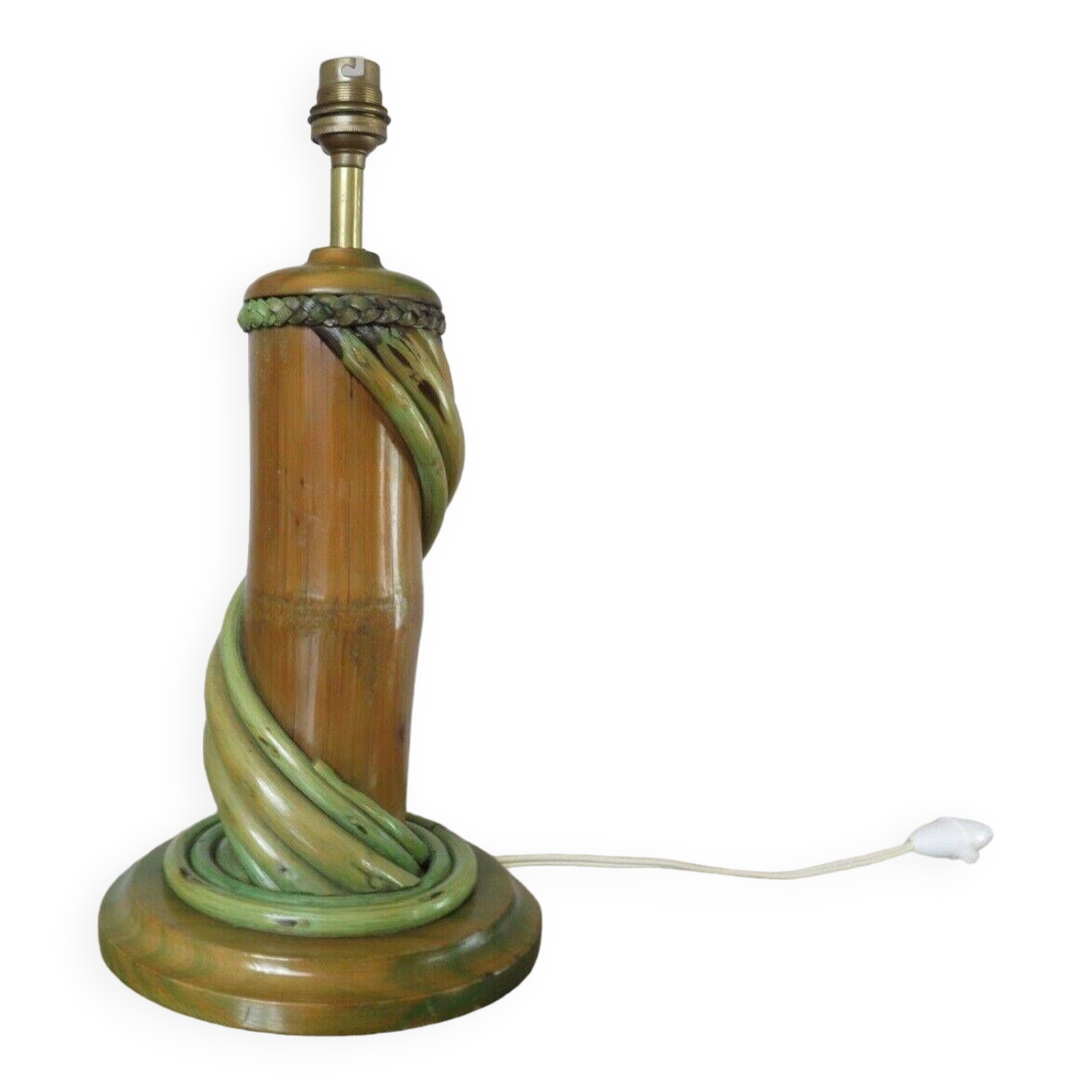 Bamboo lamp from the 60s and 70s