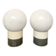 Paire de lampe boule 1970