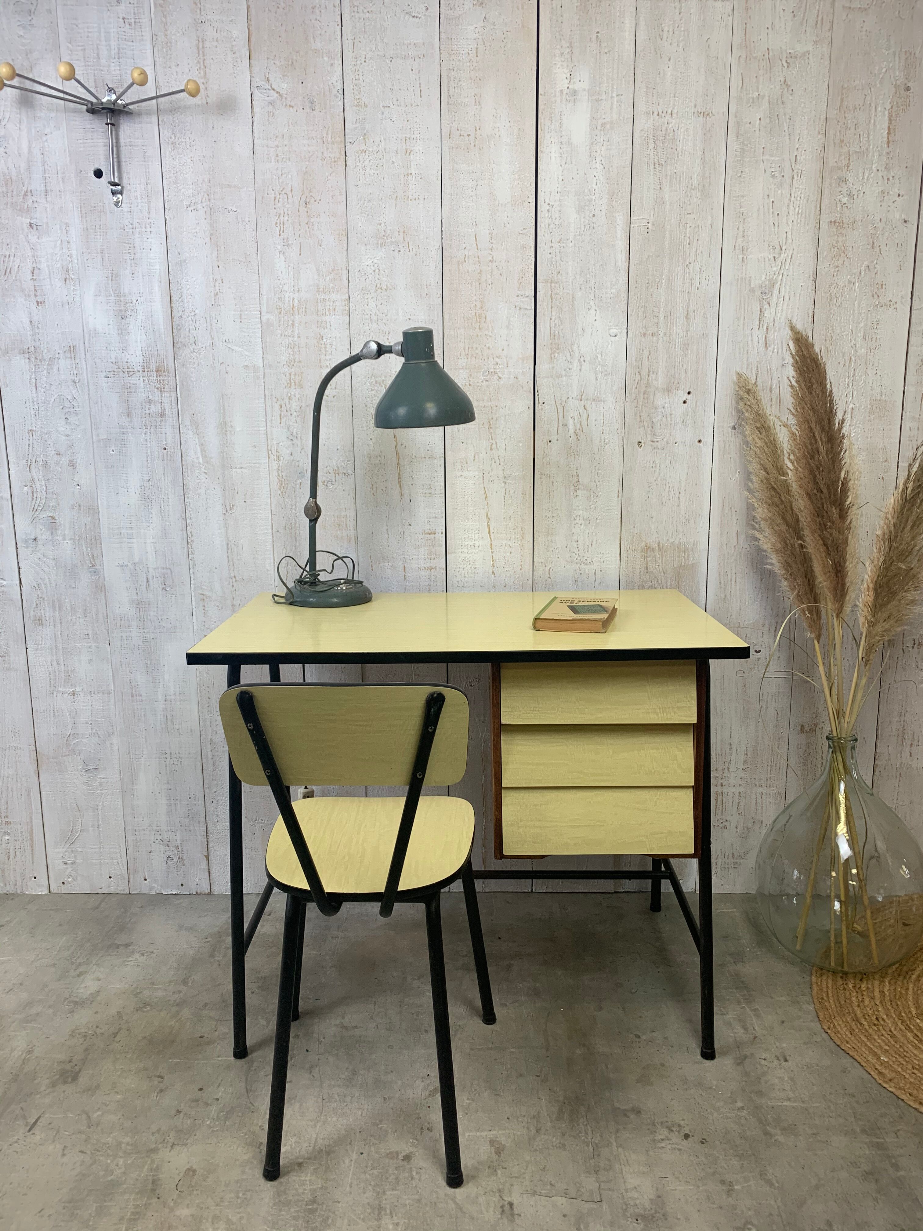 Vintage dressica desk with chair