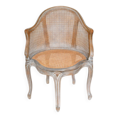 Fauteuil de bureau dit couillard de style Louis XV