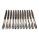 12 silver plated dessert knives, Christofle Vendome, 19.7cm