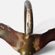 Modernist hammered copper fruit basket, Vienna (Austria)
