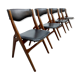 Vintage dutch design dining chairs Aska Louis van Teeffelen Webe