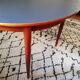 Expandable teak round table