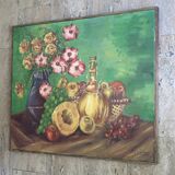 Tableau peinture nature morte provençale
