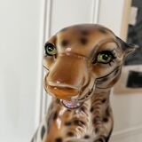 Vintage ceramic leopard