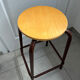 Wooden and metal workshop stool