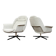 Chaises pivotantes vintage grandes "b7041" de zpm radomsko, pologne, 1970