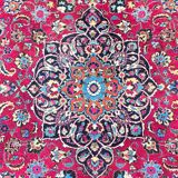 Antique Persian handmade wool rug