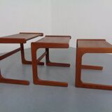 Danish Teak Nesting Tables from Salin Nyborg, 1960s, Set of 3