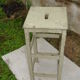 40-50 year workshop stool beautiful patina