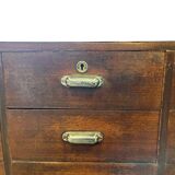 Vintage deep industrial chest of drawers, sideboard, dresser