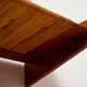 Teak wall shelf with cane details
