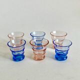 Art deco glasses set, 1950