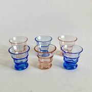 Ensemble de verres Art Déco, années 1950