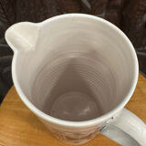 Handcrafted ceramic pitcher from Fes