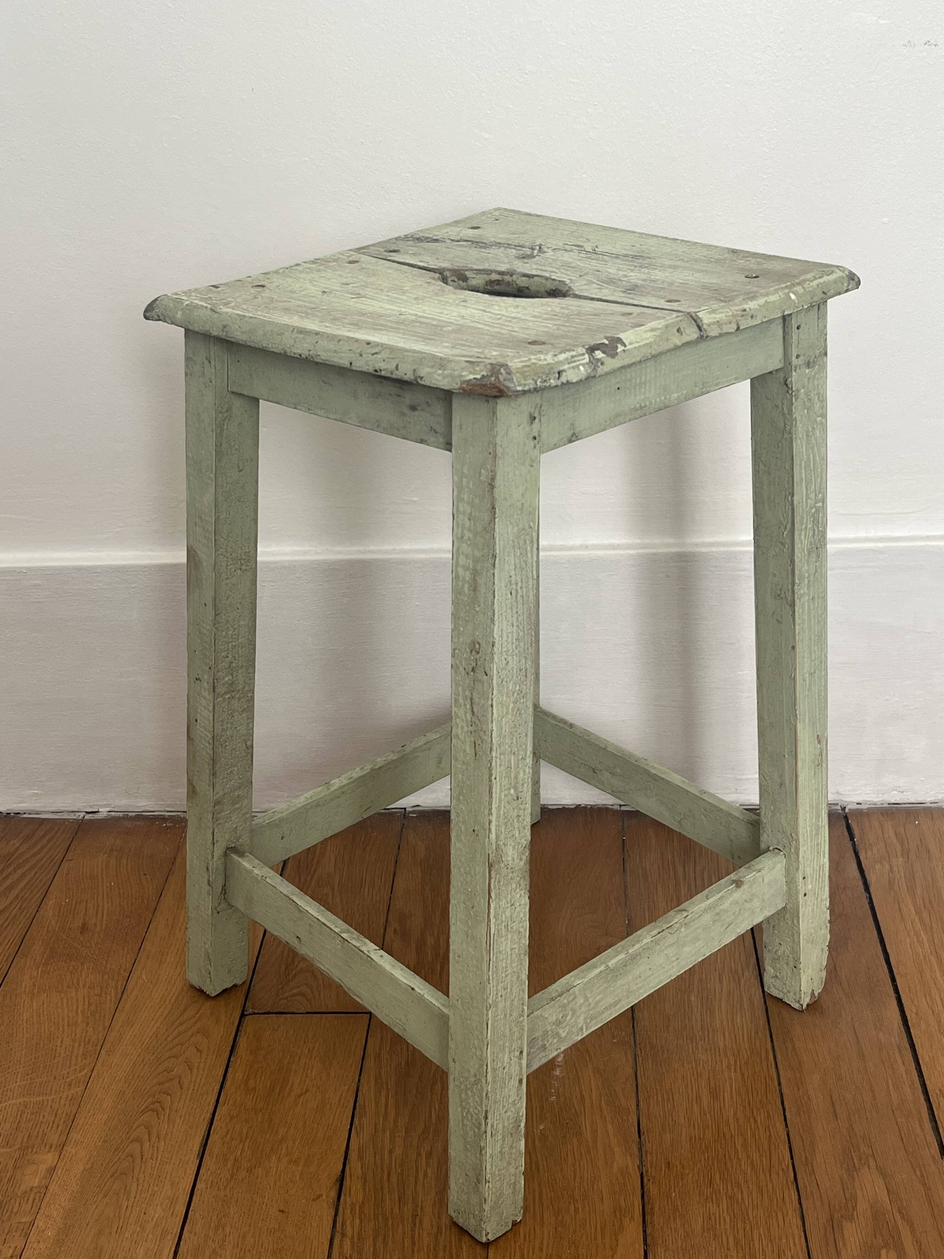 Old workshop stool