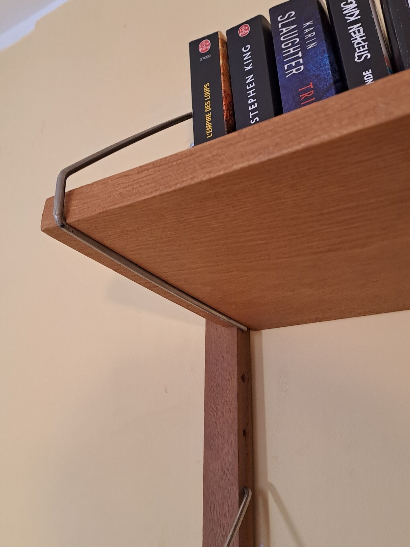 Wall unit 4 shelves, Vintage Scandinavian 1960s