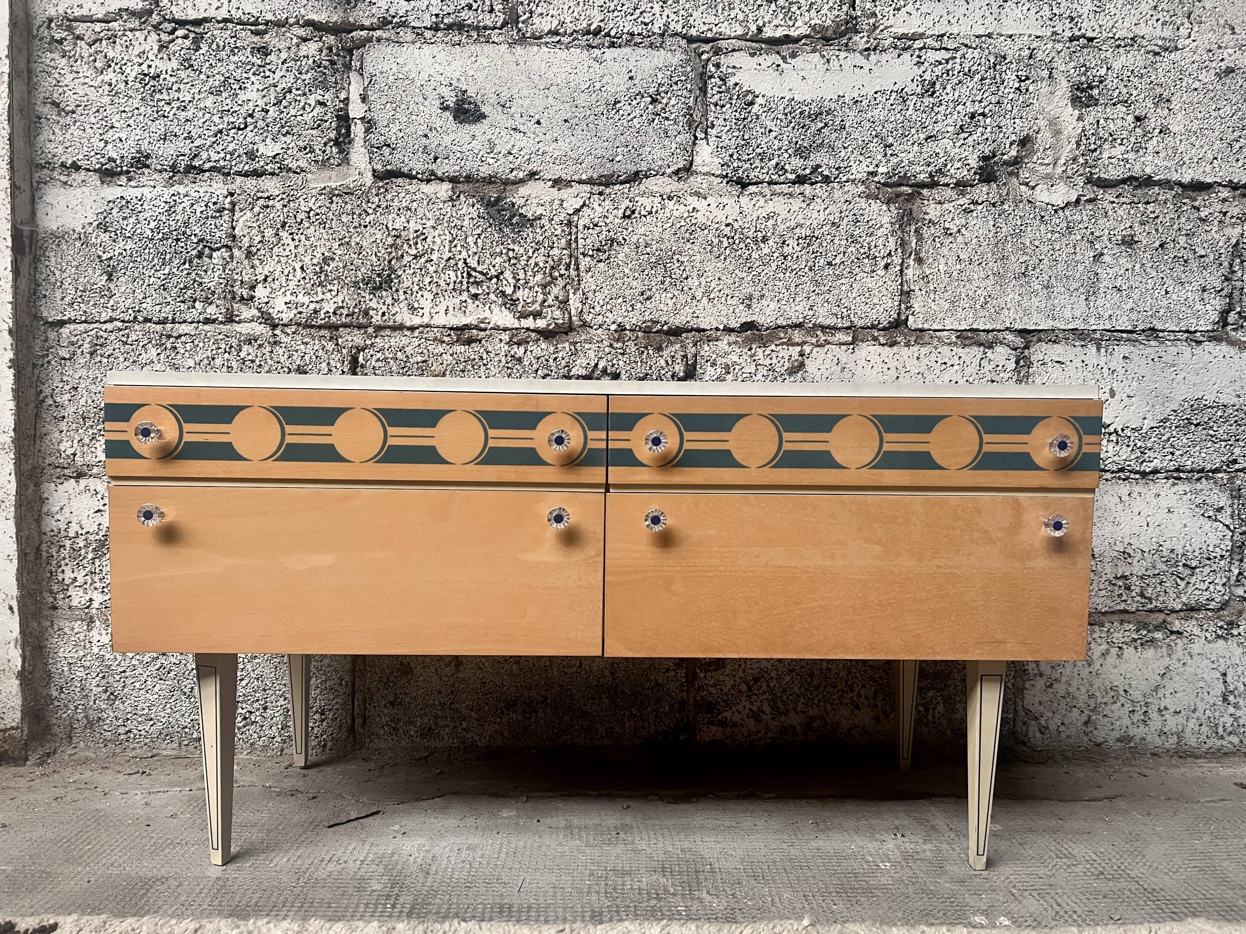 Sideboard - tv / hifi unit - vintage - 50/60