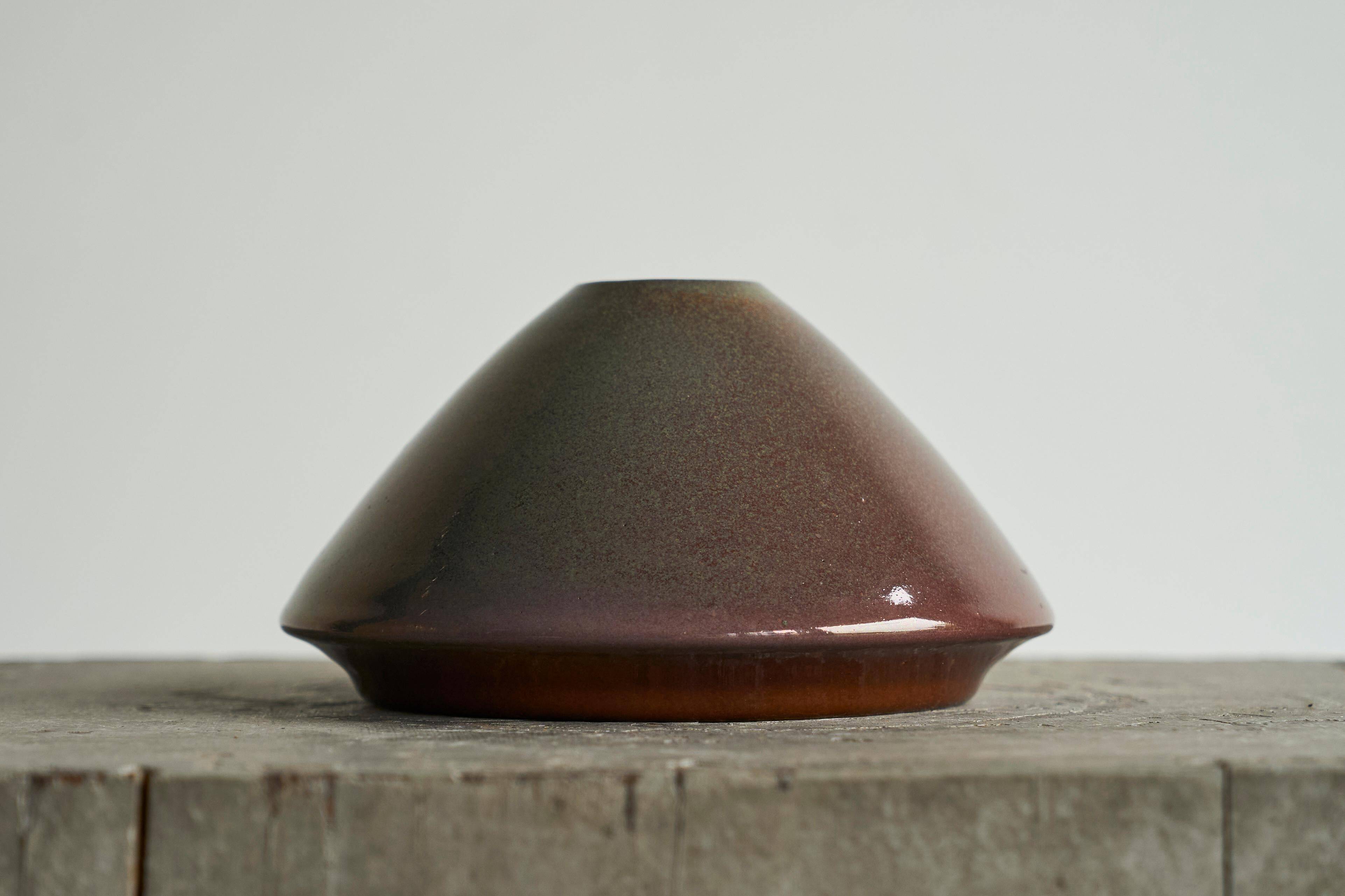 Postmodern ceramic studio object by Joke Stroes for Mobach, 1980s.