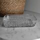 Molded glass ramekin / butter dish