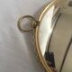 Mirror bulging witch shape pocket watch