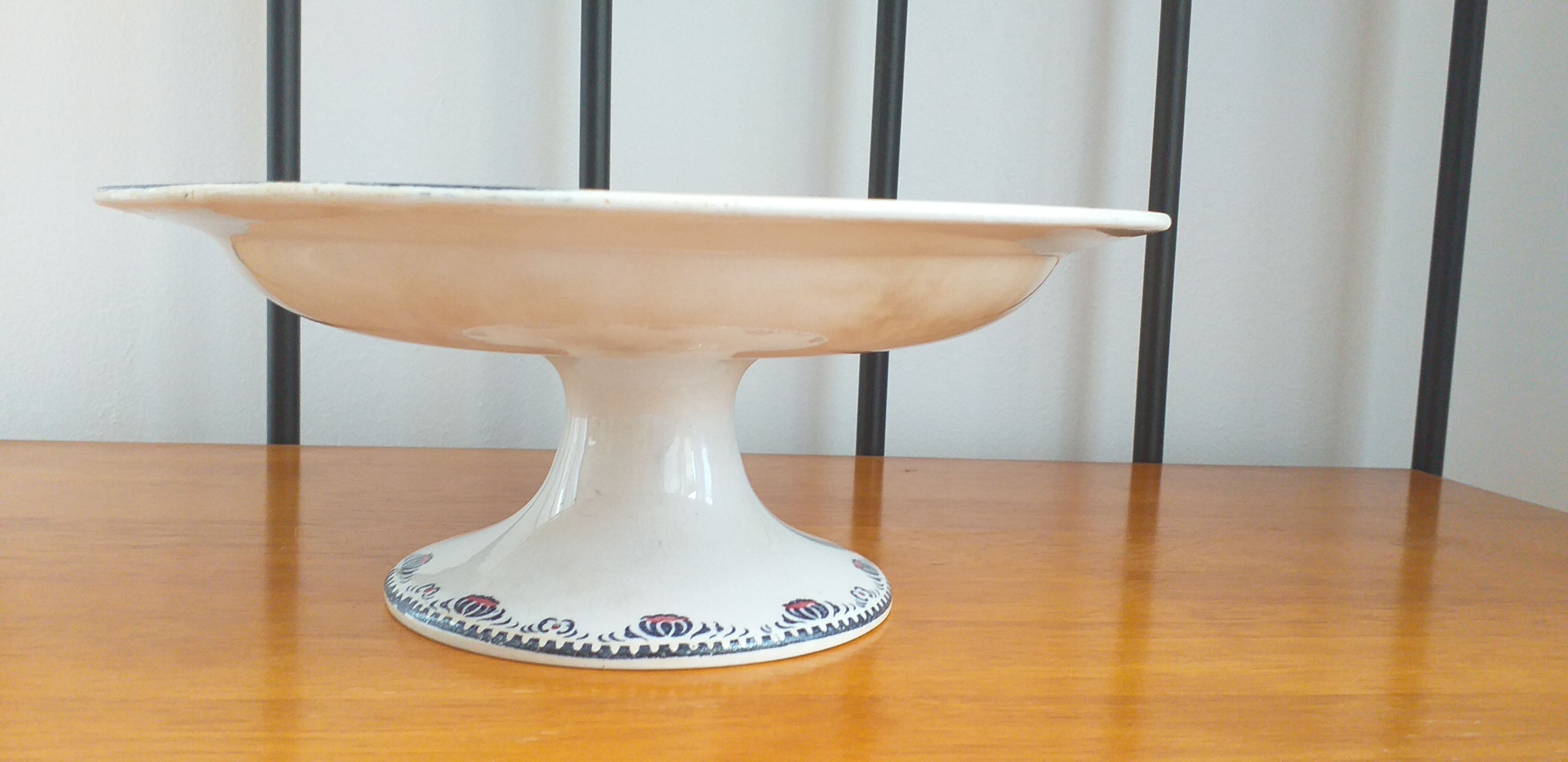 Porcelain compotier E. Bourgeois