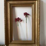 Old gilded wood frame.